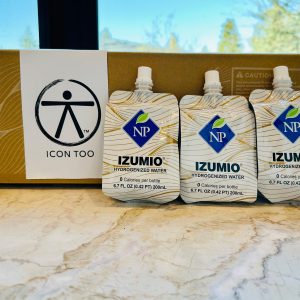 Izumio Hydrogenized Water 3.3 ppm 6.7 oz [200 ml] case of 30 pouches