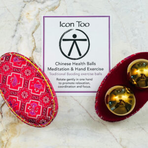 Brass Baoding Hand Exercise Balls - Chinese Health Balls