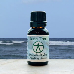 Edgar Cayce Detoxified Iodine bottle – Original Cayce Formula Detoxified Iodine 16 ml by Icon Too